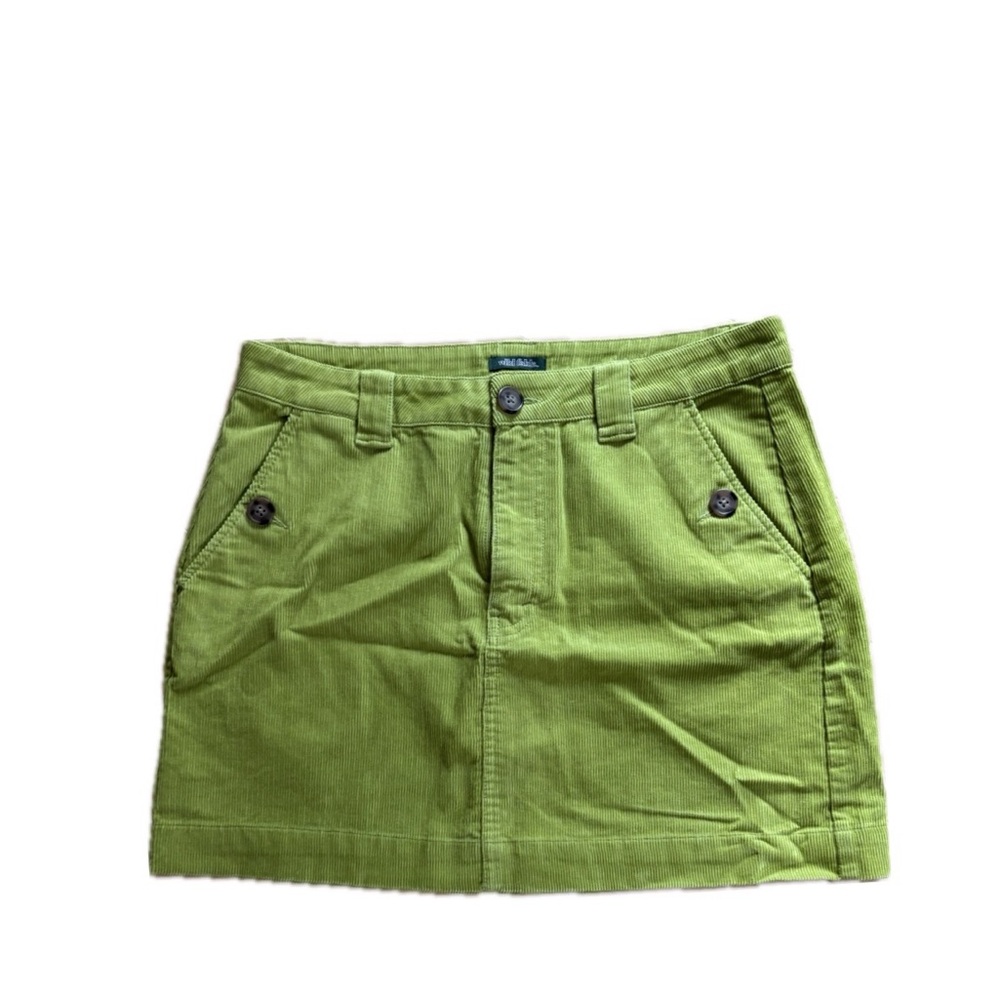 Wild Fable Vibrant Green Corduroy Skirt